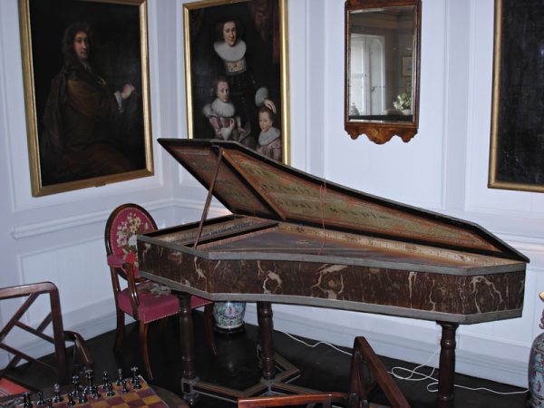 A harpsichord dated 1651 and still in working order