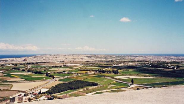 The plain between Medina and the sea, from the city walls 